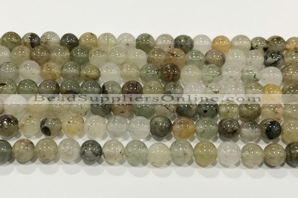 CPC680 15.5 inches 6mm round chorite green phantom beads