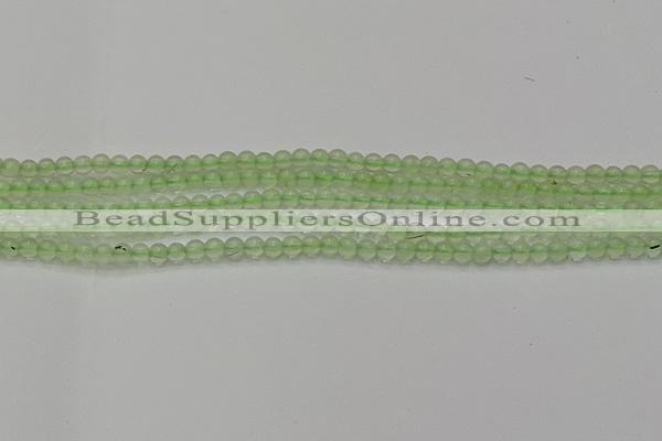 CPR321 15.5 inches 4mm round natural prehnite gemstone beads