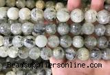 CPR355 15.5 inches 14mm faceted round prehnite beads wholesale