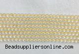 CRBS05 15 inches 4mm round citrine gemstone beads wholesale