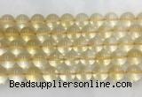 CRBS11 15 inches 16mm round citrine gemstone beads wholesale