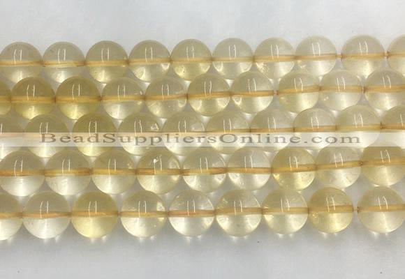 CRBS11 15 inches 16mm round citrine gemstone beads wholesale