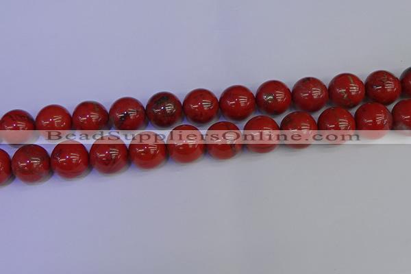 CRE306 15.5 inches 16mm round red jasper beads wholesale