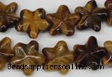 CRG18 15.5 inches 16*16mm star tiger eye gemstone beads wholesale