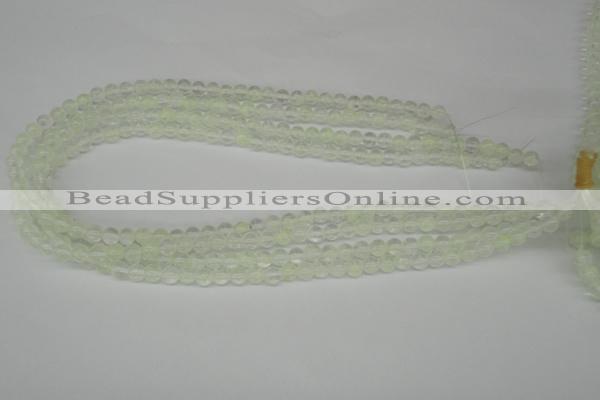 CRO56 15.5 inches 6mm round watermelon yellow beads wholesale