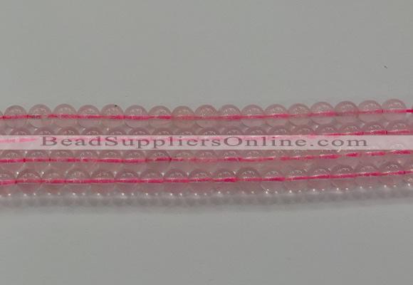 CRQ850 15.5 inches 6mm round natural rose quartz gemstone beads