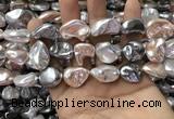 CSB2175 15.5 inches 16*16mm - 20*22mm baroque mixed shell pearl beads