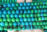 CSBS04 15 inches 8mm round synthetic chrysocolla gemstone beads wholesale