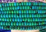CSBS08 15 inches 5*8mm rondelle synthetic chrysocolla gemstone beads wholesale