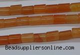 CTB303 15.5 inches 4*6mm tube red aventurine beads wholesale