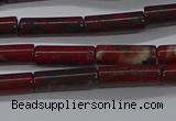 CTB333 15.5 inches 4*13mm tube brecciated jasper beads wholesale
