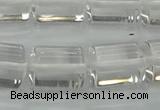 CTB500 15.5 inches 10*13mm triangle white crystal beads wholesale