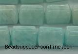 CTB546 15.5 inches 10*13mm triangle amazonite beads wholesale