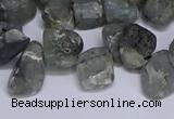 CTD3611 Top drilled 10*14mm - 13*18mm nuggets labradorite beads