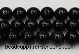 CTE1600 15.5 inches 4mm round AB grade black tiger eye beads