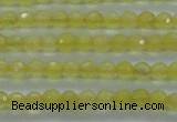 CTG406 15.5 inches 2mm faceted round tiny dyed candy jade beads