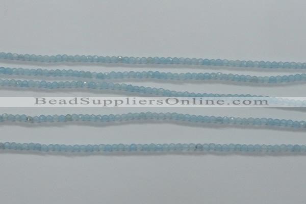 CTG408 15.5 inches 2mm faceted round tiny dyed candy jade beads