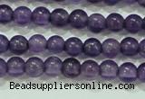 CTG73 15.5 inches 3mm round grade A tiny amethyst beads wholesale