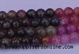 CTO622 15.5 inches 6mm round tourmaline gemstone beads wholesale