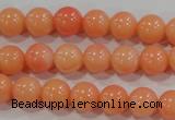 CTU2632 15.5 inches 6mm round synthetic turquoise beads