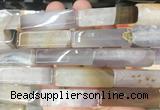 CUBS100 15 inches 12*40mm cuboid agate gemstone beads wholesale