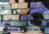 CUBS102 15 inches 12*40mm cuboid agate gemstone beads wholesale