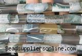 CUBS105 15 inches 10*20mm cuboid agate gemstone beads wholesale