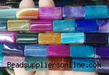 CUBS116 15 inches 10*20mm cuboid agate gemstone beads wholesale