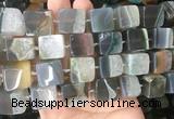 CUBS128 15 inches 14*15mm cube agate gemstone beads wholesale