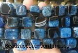 CUBS131 15 inches 14*15mm cube agate gemstone beads wholesale
