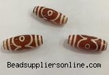 DZI521 10*30mm drum tibetan agate dzi beads wholesale