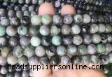 EMBS04 15 inches 10mm round emerald gemstone beads wholesale