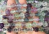 FGBS296 15 inches 10mm carved flower fluorite gemstone beads