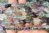 FLBS66 15 inches 12mm carved four leaf clover fluorite gemstone beads wholesale