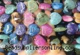 HGBS156 15 inches 20*20mm heart Agate gemstone beads wholesale