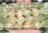 LQBS02 15 inches 12*16mm - 13*18mm faceted nuggets lemon quartz beads