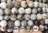 LSBS104 15 inches 16mm round mexican crazy agate beads wholesale
