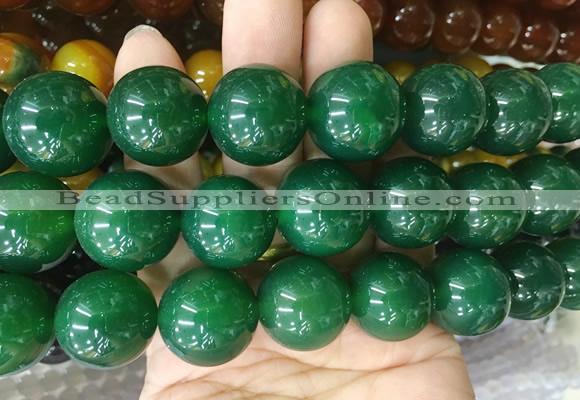 LSBS123 15 inches 20mm round agate gemstone beads wholesale