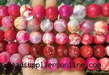 LSBS137 15 inches 16mm faceted round agate gemstone beads wholesale