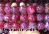 LSBS155 15 inches 20mm faceted round agate gemstone beads wholesale