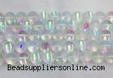 LSBS157 15 inches 16mm round synthetic moonstone gemstone beads wholesale