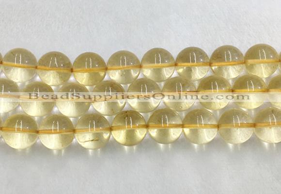 LSBS161 15 inches 18mm round citrine gemstone beads wholesale