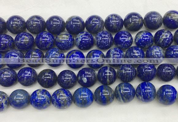 LSBS171 15 inches 16mm round lapis lazuli gemstone beads wholesale