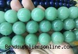 LSBS178 15 inches 20mm round green aventurine gemstone beads wholesale