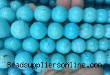 LSBS189 15 inches 18mm round blue howlite turquoise beads wholesale