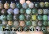 LSBS196 15 inches 16mm round india agate gemstone beads wholesale