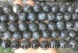 LSBS206 15 inches 16mm round black labradorite gemstone beads wholesale