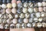 LSBS210 15 inches 16mm round australian zebra jasper gemstone beads wholesale