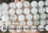 LSBS212 15 inches 16mm faceted round Angola crystal quartz beads wholesale