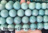 LSBS228 15 inches 20mm round amazonite gemstone beads wholesale